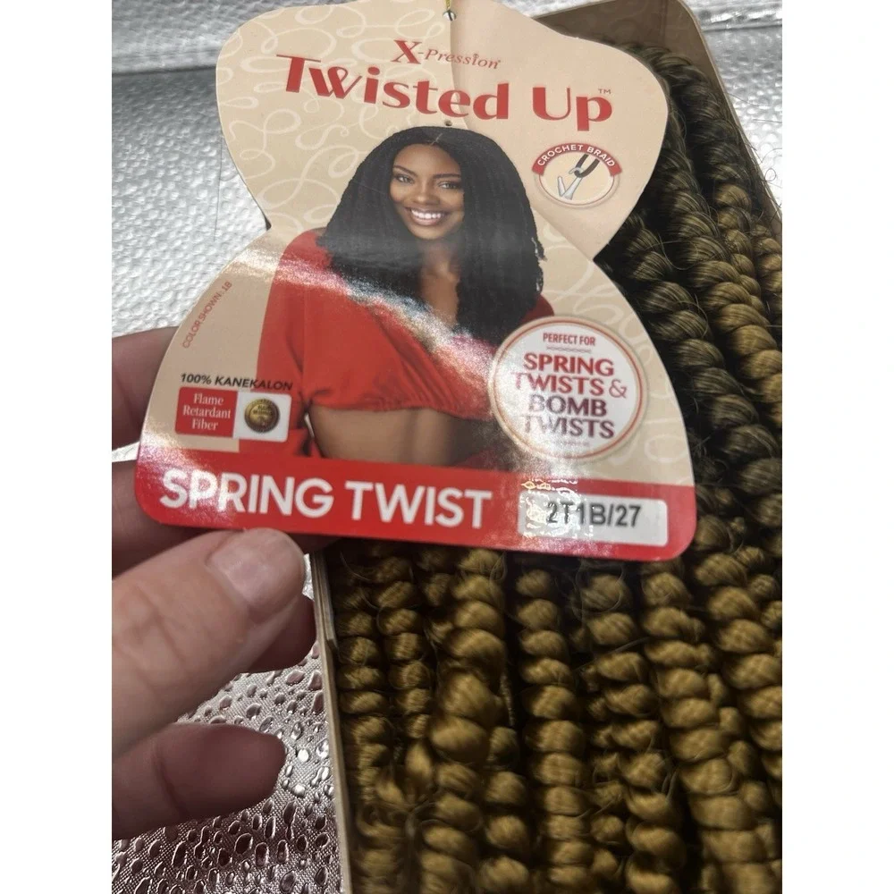 Outre X-Pression Synthetic Twisted Up Crochet Hair Spring‎ Twist 8